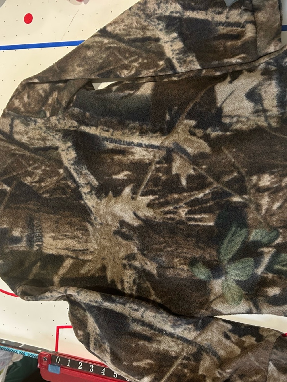 Columbia Kids Camo Fleece Jacket - Brown, Green, Black - Picture 2 of 4